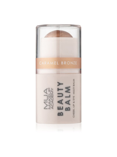 MUA Makeup Academy Beauty Balm кремообразен озарител в стик цвят Caramel Bronze 4 гр.