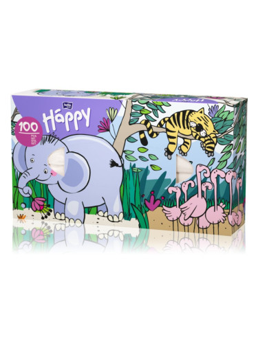 Bella Baby Happy Paper Tissues хартиени кърпички 100 бр.