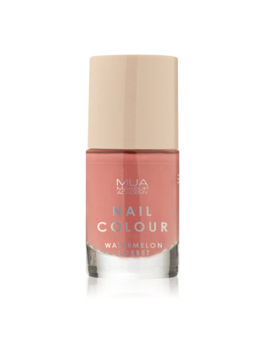MUA Makeup Academy Nail Colour лак за нокти цвят Watermelon Sorbet 10 мл.