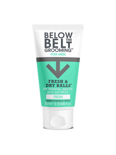Below the Belt Grooming Below The Belt Fresh & Dry Balls Fresh дезодорант за интимните части за мъже 75 мл.