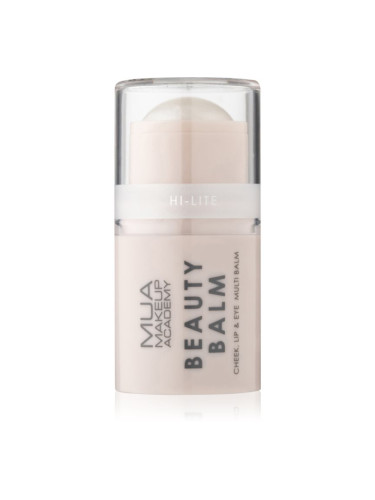 MUA Makeup Academy Beauty Balm кремообразен озарител в стик цвят Hi-Lite 4 гр.