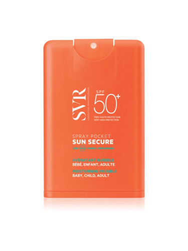 SVR Sun Secure Spray Pocket спрей в малка опаковка за тен SPF 50+ 20 мл.