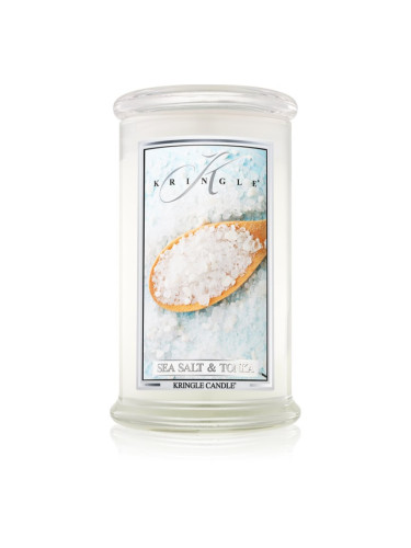 Kringle Candle Sea Salt & Tonka ароматна свещ 624 гр.