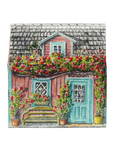 Bohemia Gifts & Cosmetics Little House of Rose твърд сапун с аромат на рози 80 гр.