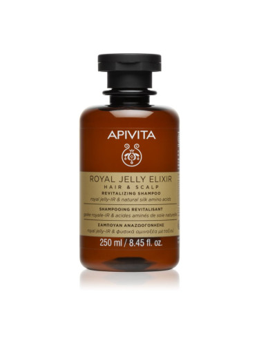 Apivita Royal Jelly Elixir Revitalizing Shampoo ревитализиращ шампоан против признаците на стареене на косата 250 мл.