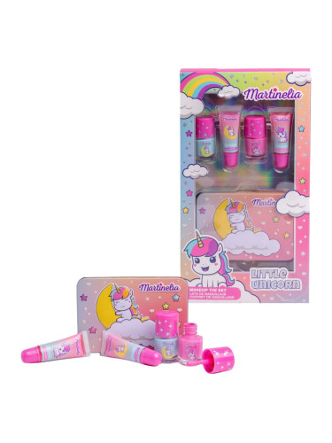 Martinelia Little Unicorn Makeup Tin Set подаръчен комплект за деца