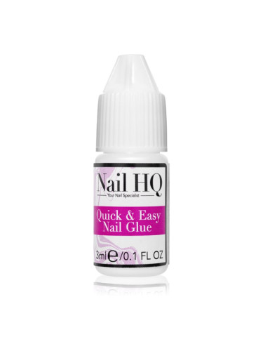 Nail HQ Quick & Easy Nail Glue лепило за нокти 3 мл.