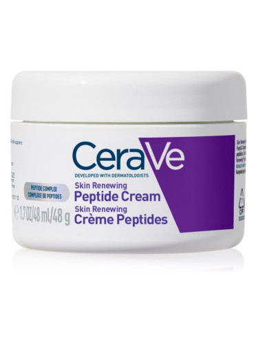 CeraVe Skin Renewing Peptide Night Cream регенериращ нощен крем за въстановяване плътността на кожата 48 гр.