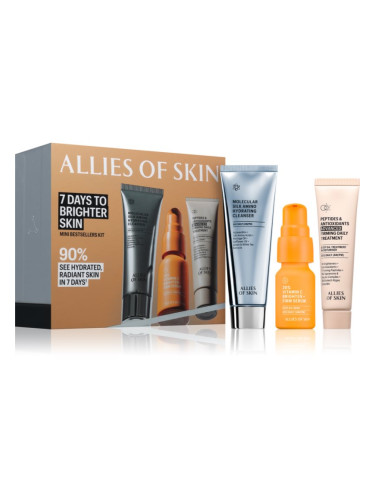 Allies of Skin 7 Days to Brighter Skin Kit комплект за пътуване за озаряване на лицето