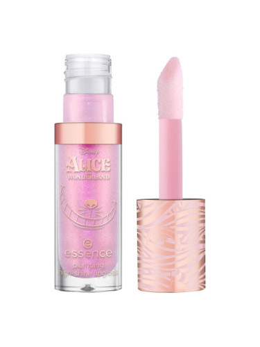 essence Disney Alice in Wonderland блясък за устни с увеличаващ ефект цвят 01 Wear a Smile 4 мл.