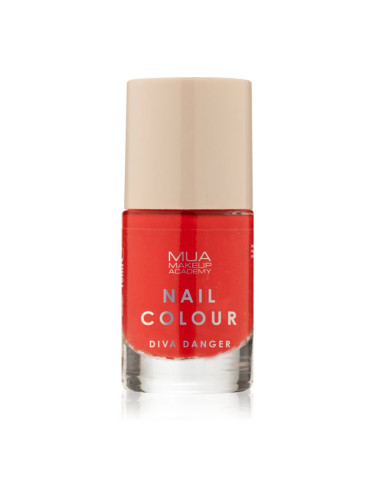 MUA Makeup Academy Nail Colour лак за нокти цвят Diva Danger 10 мл.