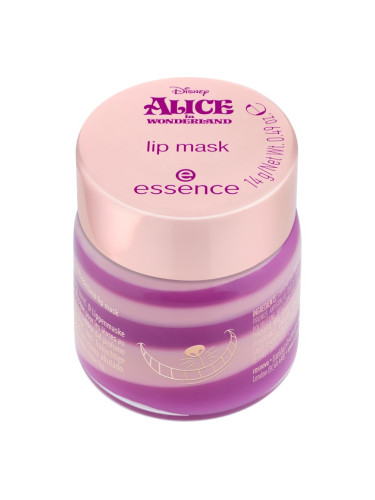 essence Disney Alice in Wonderland подхранваща маска за устни цвят 01 Swirlin' Around 14 гр.