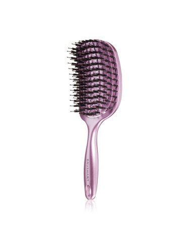 BrushArt Hair Vent blowdry hairbrush with boar bristles Четка за коса с влакна от найлон и глиган Large 1 бр.