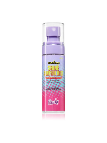 Rude Cosmetics Shine Control Mist фиксиращ спрей за контрол на блясъка 60 мл.