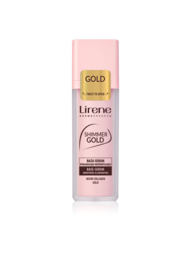 Lirene Base Serum Shimmer Gold озаряващ серум-база 30 мл.