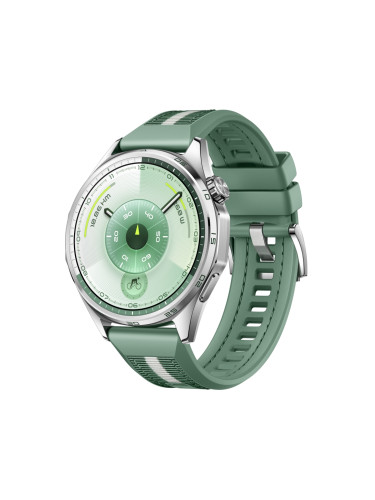 Huawei Watch GT 6 ATM-B19W 46mm - Stainless steel case with Green Composite Woven Strap
