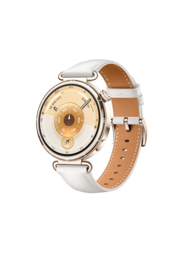 Huawei Watch GT 6 KSU-B19L 41mm - Stainless steel case with White Composite Leather Strap