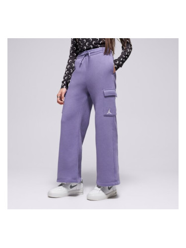Jordan Панталони Jdg Wj Brkn Flc Cargo Pant Boy детски Дрехи Панталони 45F142-PAP Виолетов