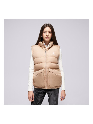 Jordan Елек Jdb Puffer Filled Vest Girl детски Дрехи Jordan 95D532-J7P Бежов