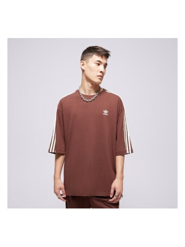 Adidas Тениска Oversize Tee мъжки Дрехи Тениски KA0476 Кафяв