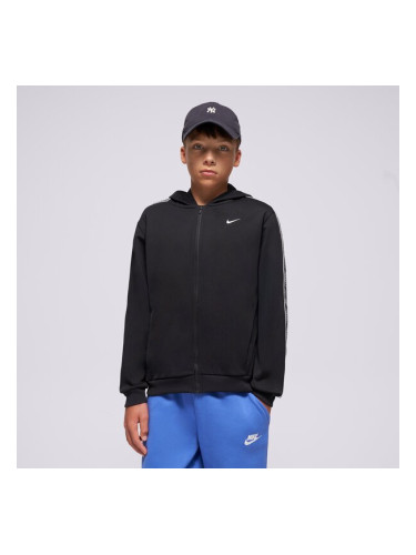 Nike Суитчър Със Закопчаване С Качулка K Nsw Df Club+ Poly F детски Дрехи Суичъри HQ9320-010 Черен