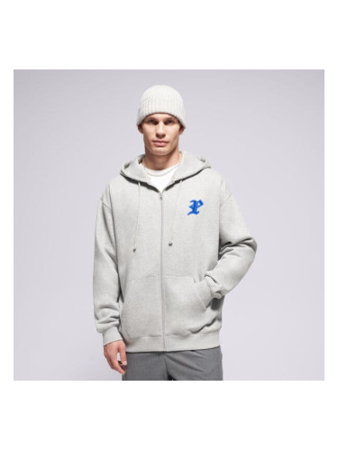Prosto Суитчър Със Закопчаване   Zip Hoodie Ghotic P Gray мъжки Дрехи Суичъри KL252MSWE2121 Сив