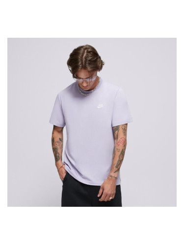 Nike Тениска M Nsw Club Tee мъжки Дрехи Тениски AR4997-515 Виолетов
