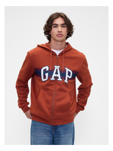 GAP Zipper Logo Sweatshirt - Mens