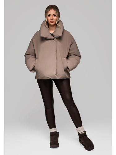 Edoti Women's quilted jacket with stand-up collar OW-JALP-0101 v3