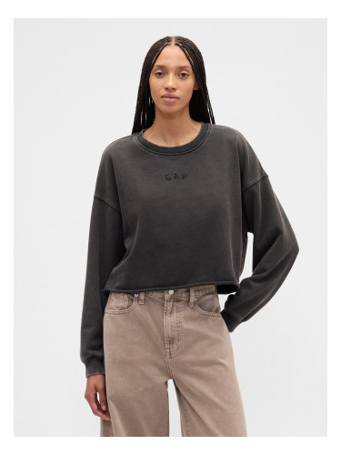 GAP Oversize Crop Sweatshirt Heavyweight - Ladies