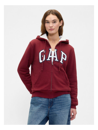 GAP Insulated Sweatshirt Logo Sherpa - Women's