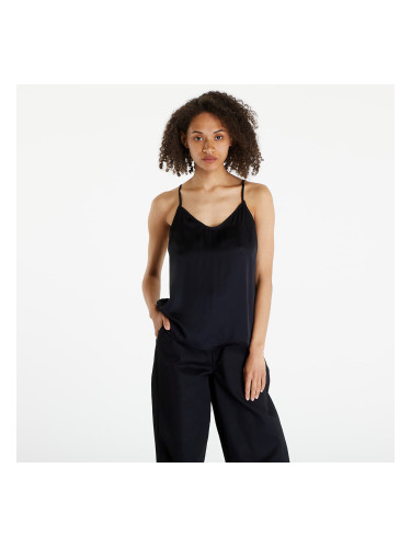 Urban Classics Ladies Viscose Satin Slip Top Black L