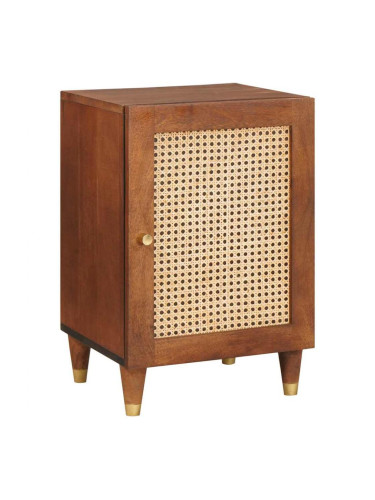 Sonata H Шкаф за баня с рафт със съхранение Кафяв 38 x 33.5 x 58 см