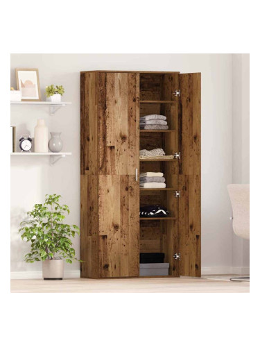 Sonata H Висока масичка Старо дърво 80 x 35 x 180 см Инженерно дърво