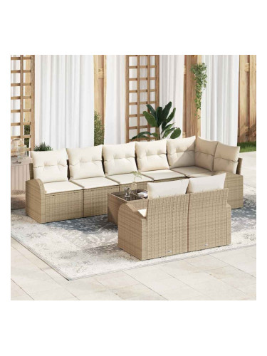 Sonata H Градински Софа Комплект 9 pcs 289 x 124 x 85 см Полиратан
