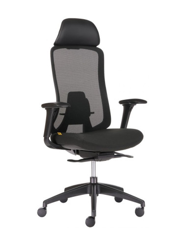  Ергономичен стол Antares - DARIO BLACK, черен