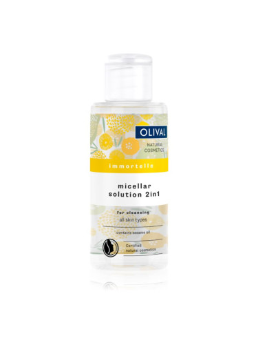 Olival Immortelle Micellar Solution 2in1 двуфазна мицеларна вода за всички типове кожа на лицето 150 мл.