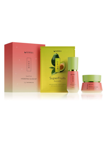 KORIKA SuperFruits Hydrating Glow set 3 pcs подаръчен комплект за интензивна хидратация