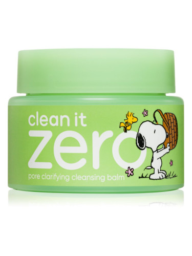 Banila Co. clean it zero Pore Clarifying Snoopy Edition балсам за почистване и премахване на грим за разширени пори 100 мл.