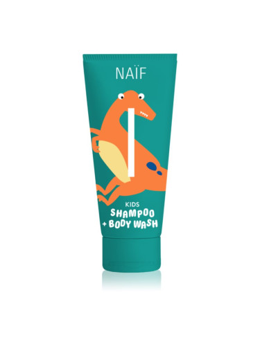 Naif Kids Shampoo + Body Wash детски миещ гел и шампоан 250 мл.