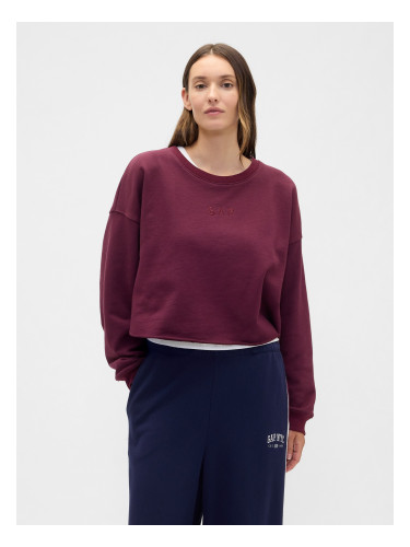 GAP Oversize Crop Sweatshirt Heavyweight - Ladies