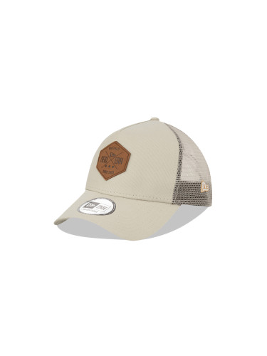 New Era Patch Stone A-Frame Trucker Cap Unisex - Чапки New Era - Бял - 12523899-One-size - Size: One size