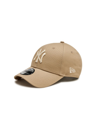 New Era New York Yankees MLB Colour Essentials Beige 9FORTY Cap Unisex - Чапки New Era - Beige - 60244714-One-size - Size: One size