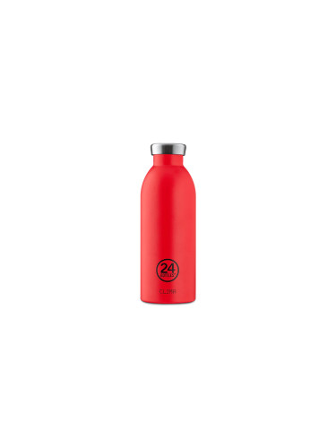 24 Bottles Clima Bottle Stone Hot Red 500ml Unisex - Бутилки 24Bottles - Червен - CB_050_665-One-size - Size: One size