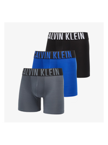 Боксерки Calvin Klein Boxer Brief 3-Pack Intense Power Microfiber StretchBlue L