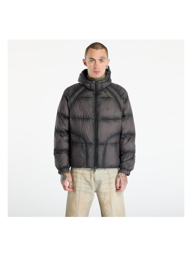 Яке REPRESENT Translucent Hooded Puffer Washed Black L