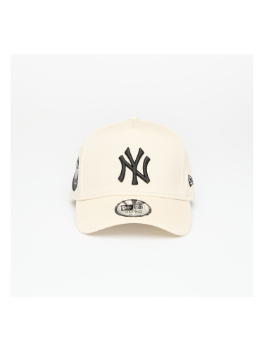 Шапка New Era New York Yankees MLB Sidepatch 9FORTY E-Frame Adjustable Cap Light Beige Universal