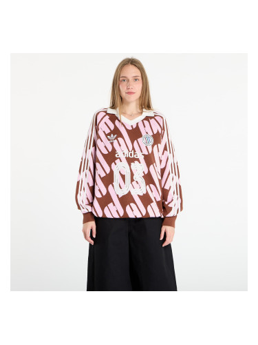 Суитшърт adidas ADICOLOR BLOKECORE POLO UNISEX Preloved Brown L