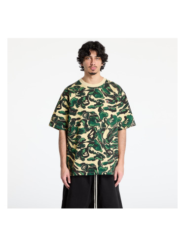 Тениска A BATHING APE Marbling Camo One Point Relaxed Fit Tee UNISEX Green XL
