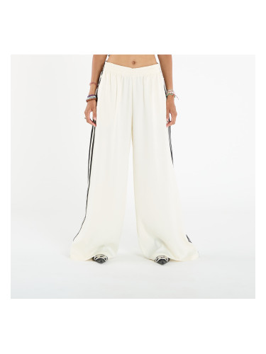 Панталони adidas Adicolor Satin Wide Leg Track Joggers Cream White/ Grey Three L/42